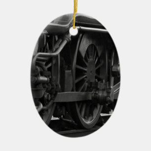 Ornamento De Cerâmica Locomotive Mechanical School