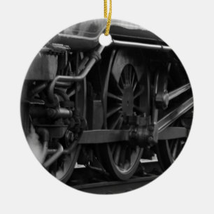 Ornamento De Cerâmica Locomotive Mechanical School