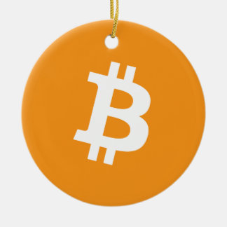 Ornamento De Cerâmica Logotipo de Cryptocurrency Bitmoeda