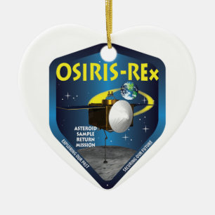 Ornamento De Cerâmica Logotipo de missão OSIRIS REx