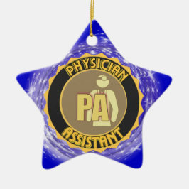 ORNAMENTO DE CERÂMICA LOGOTIPO DO ASSISTENTE MÉDICO PA