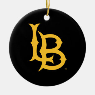 Ornamento De Cerâmica Logotipo do Long Beach State