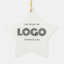 Logotipo Moderno Branco e Preto