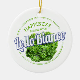 Ornamento De Cerâmica Lollo Bianco Salad Vintage Lollo Bionda Vegan