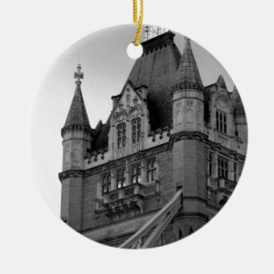 Ornamento De Cerâmica London Tower Bridge Close-up