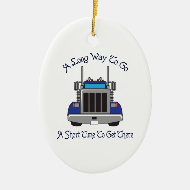 ORNAMENTO DE CERÂMICA LONGA MANEIRA DE IR (Frente)