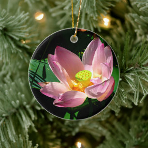 Ornamento De Cerâmica Lotus Blossom