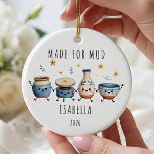 Ornamento De Cerâmica Louça Personalizada Feita para Lama