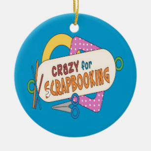 Ornamento De Cerâmica Louco para Scrapbooking