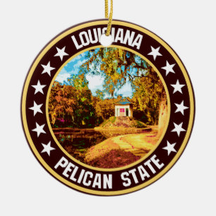 Ornamento De Cerâmica Louisiana