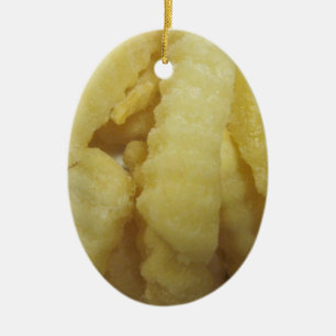 Ornamento De Cerâmica Love French Fries