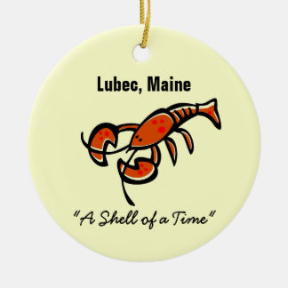 Ornamento De Cerâmica Lubec, Lagosta de Maine
