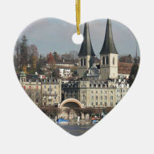 Ornamento De Cerâmica Lucern, suiça