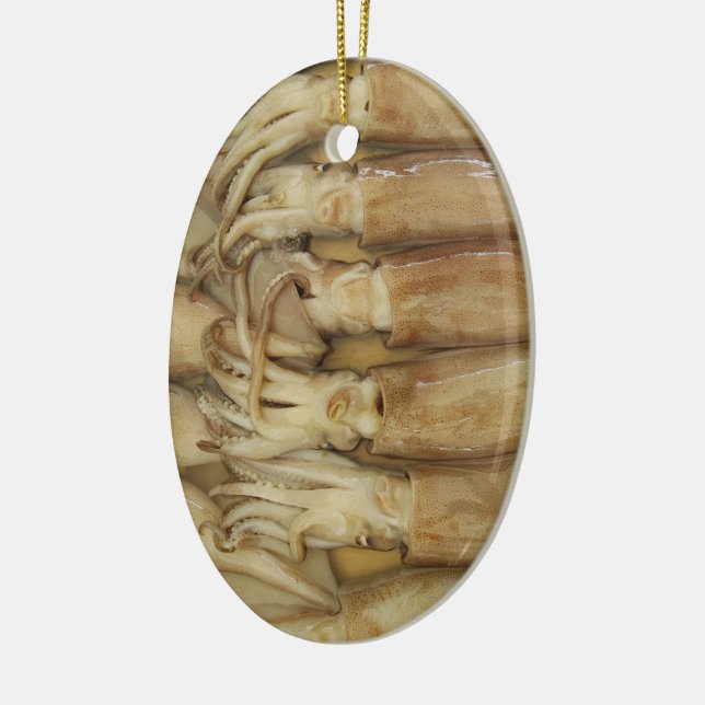 Ornamento De Cerâmica Lula - Calamari (Esquerda)