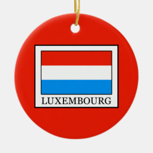 Ornamento De Cerâmica Luxemburgo