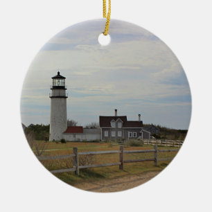 Ornamento De Cerâmica Luz de Cape Cod