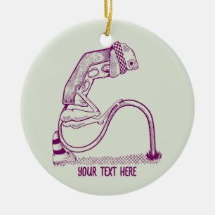 Ornamento De Cerâmica Luz de tráfego deprimida