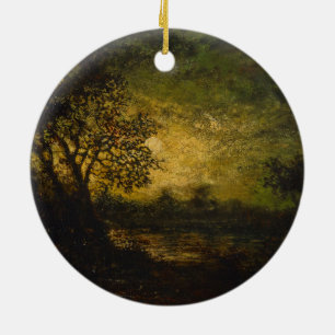 Ornamento De Cerâmica Luz-lua (por Ralph Albert Blakelock)