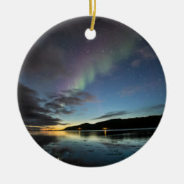 Ornamento De Cerâmica Luzes do norte