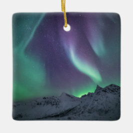 Ornamento De Cerâmica Luzes do norte