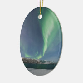 Ornamento De Cerâmica Luzes do norte na Noruega
