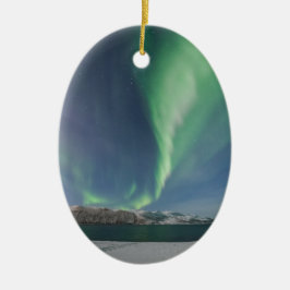 Ornamento De Cerâmica Luzes do norte na Noruega