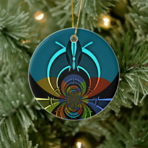 Ornamento De Cerâmica Maasai Colors Hakuna Matata