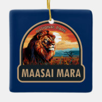 Maasai Mara National Reserve Lion Viagem Art
