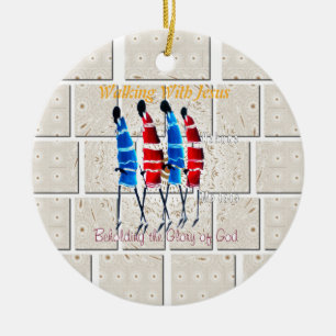 Ornamento De Cerâmica Maasai Morans Christian Art Impressão