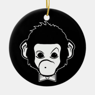Ornamento De Cerâmica macaco do senhor