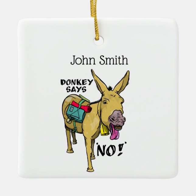 Ornamento De Cerâmica Macaco-macaco-prego (Frente)