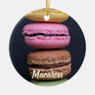 Ornamento De Cerâmica Macaron pastel para etiqueta de bagagem de present