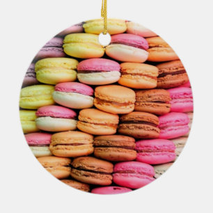 Ornamento De Cerâmica Macaroons