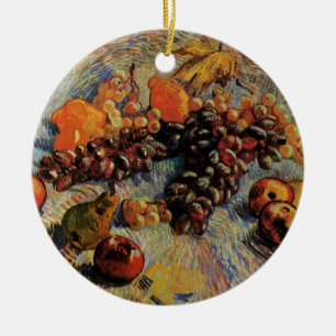 Ornamento De Cerâmica Maçãs, Peras, Limões, Uvas por Vincent van Gogh