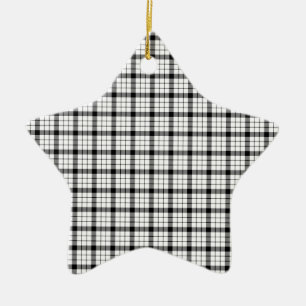 Ornamento De Cerâmica MacFarlane Tartan