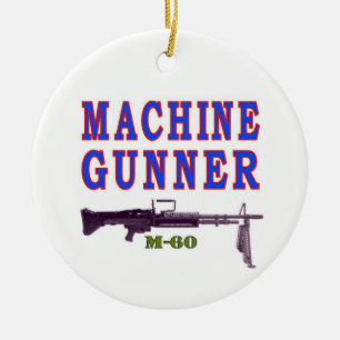 ORNAMENTO DE CERÂMICA MACHINE GUNNER