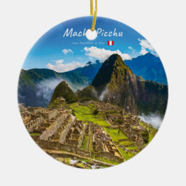 Ornamento De Cerâmica Machu Picchu, Peru - Ruínas da Cidadela Inca