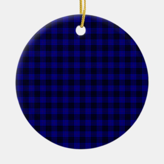 Ornamento De Cerâmica MacKay Tartan (Frente)