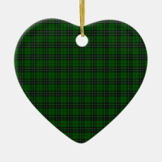 Ornamento De Cerâmica MacLean Tartan (Frente)