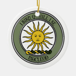 Ornamento De Cerâmica MacLeod/antigo