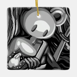Ornamento De Cerâmica Madeira de urso