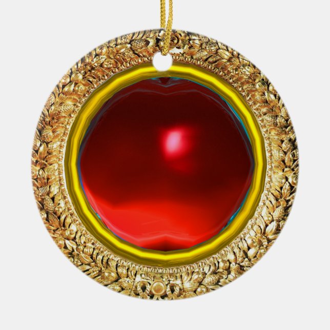 Ornamento De Cerâmica Madona do Pomegranato (Frente)