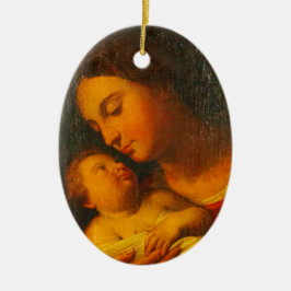 Ornamento De Cerâmica Madonna & Child - Anton Raphael Mengs