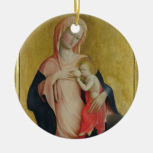 Ornamento De Cerâmica Madonna da humildade, c.1410 (tempera no painel)