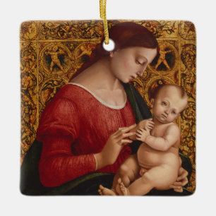 Ornamento De Cerâmica Madonna e criança, cerca de 1505-07