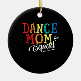 Ornamento De Cerâmica Mãe Arte Dança Mãe Esquadrão Aniversário
