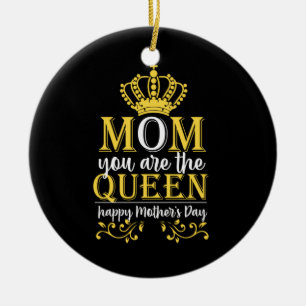 Ornamento De Cerâmica Mãe De Arte Mãe Você É A Rainha