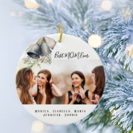 Ornamento De Cerâmica Mãe Melhor Mama Foto Sinal de Natal