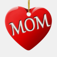 Mãe Ornament Heart