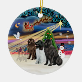 Ornamento De Cerâmica Magia de Natal - Terra Nova (TRÊS)